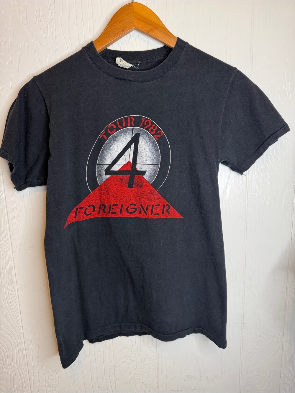 Screen Stars Vintage 1982 Foreigner “4” Tour Concert Tee